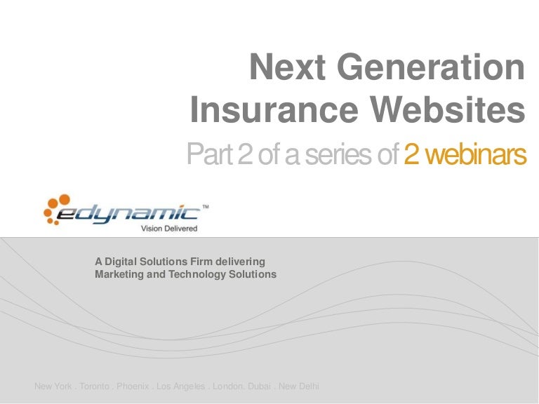 Next Generation Insurance sites Part 2
