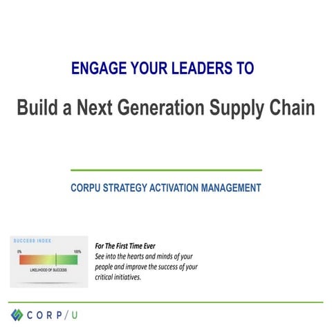 Build a Next Generation Supply Chain