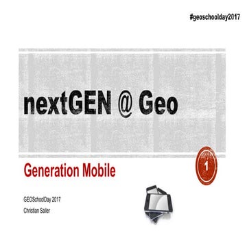 Next gen @ geo