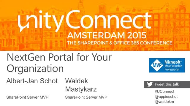 NextGen Portal for Your Organization