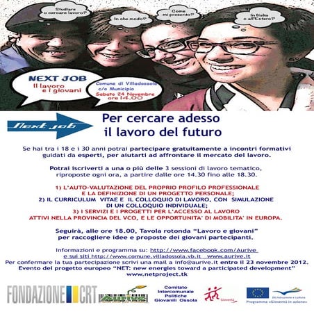 Next job a villadossola