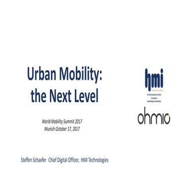 Next level urban mobility   steffen schaefer