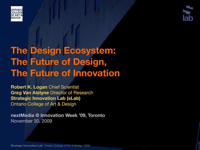 The Design Ecosystem