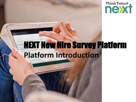 Next new hire survey platform