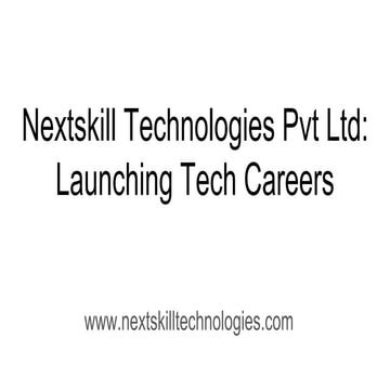 Nextskill Technologies Pvt Ltd - Success Stories