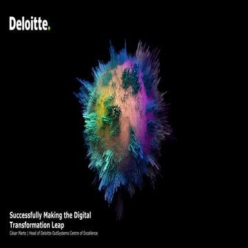 NextStep 2018 - Successfully Making the Digital Transformation Leap, Deloitte