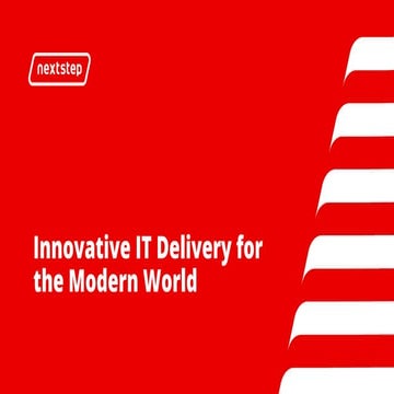 NextStep Amsterdam 2018 - Innovative IT Delivery for the Modern World, Damian...