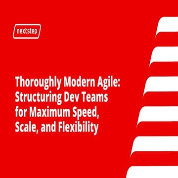 NextStep Amsterdam 2018 - Thoroughly Modern Agile, Goncalo Gaiolas