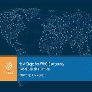 Next steps for whois accuracy repor...