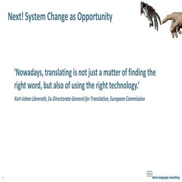 System Change as Opportunity