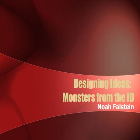 X|Media|Lab Wellington "Commercialising Ideas" - Presentation by Noah Falstein