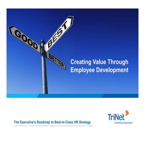 Creating Value through Employee Development