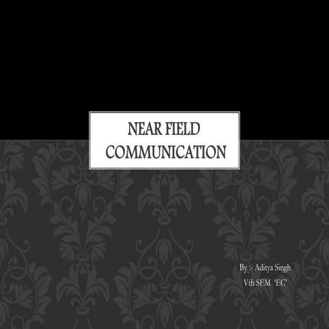 Near Feild Communication (NFC)