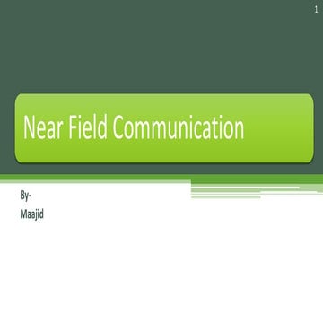 Near FIeld Communication 