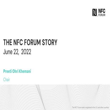 NFC Forum Story