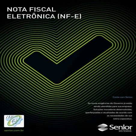 NF-e Nota Fiscal Eletrônica - Sapien® NF-e Senior | PDF