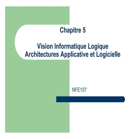 informatique_logiquarchitecture_applicative | PDF