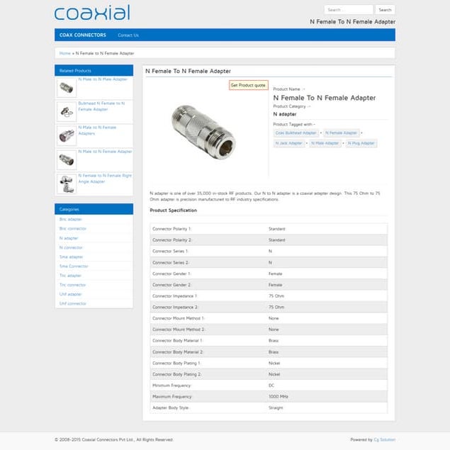 N female to n female adapter 2 | PDF | Computer Peripherals | Computing