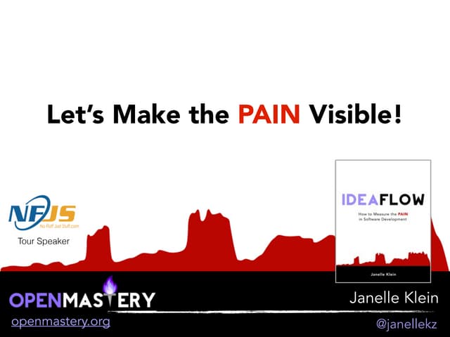 Let's Make the PAIN Visible!