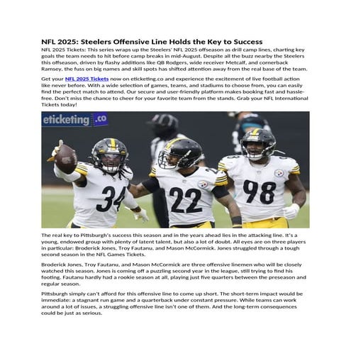 NFL 2025 Steelers Offensive Line Holds the Key to Success.docx