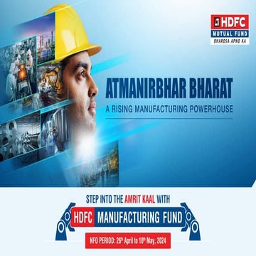 Rytvae  Financial Consultant - NFO Presentation HDFC manufacturing-fund