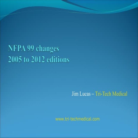 Nfpa 99