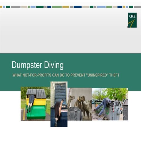 What Not-for-Profits Can Do To Prevent "Uninspired" Theft