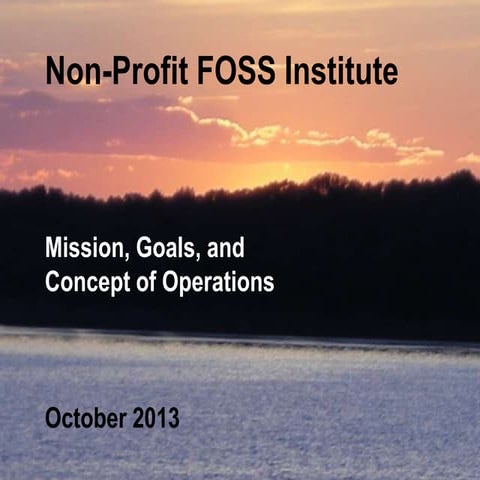 Non-Profit FOSS Institute