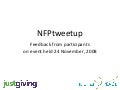 NFPtweetup Feedback