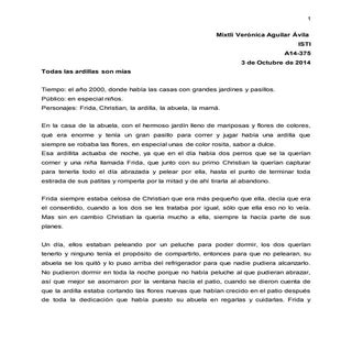 Todas las ardillas son mias(cuento)