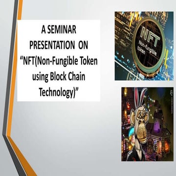 PRESENTATION for seminar on Non-Fungible Token .pptx