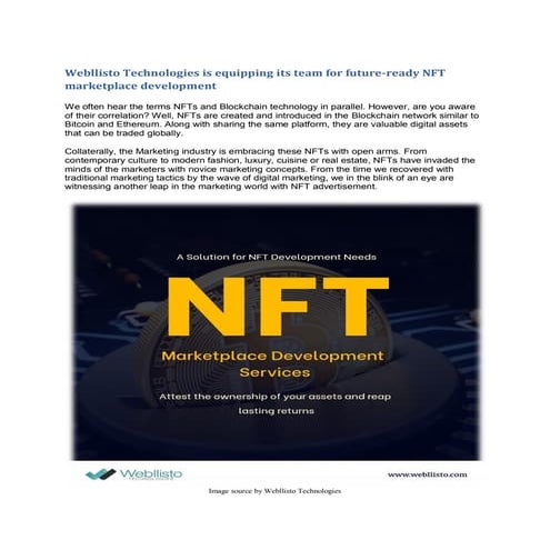 NFT Marketplace Development