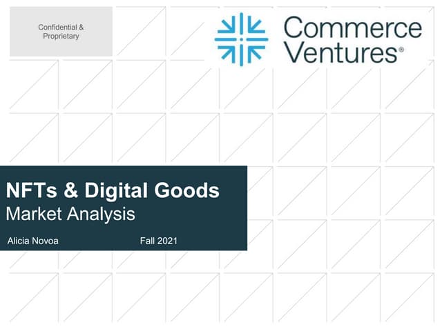 NFTs and Digital Goods