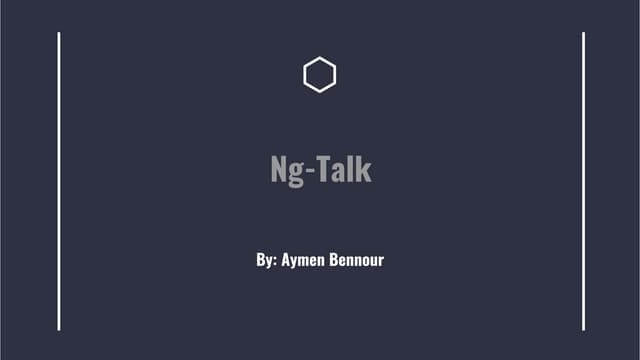 Ng talk