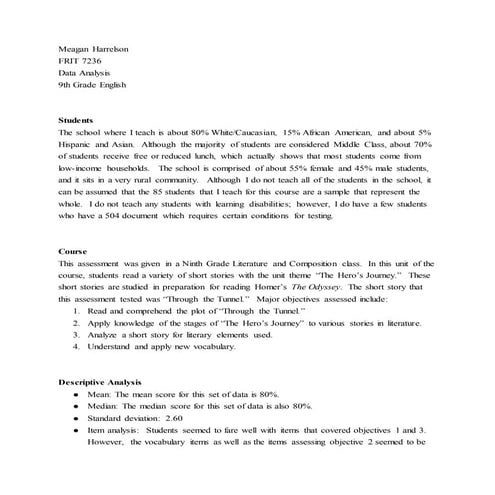 FRIT 7237 - Program Evaluation Plan | DOCX