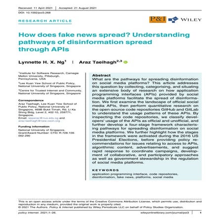 How does fakenews spread understanding pathways of disinformation spread thro...