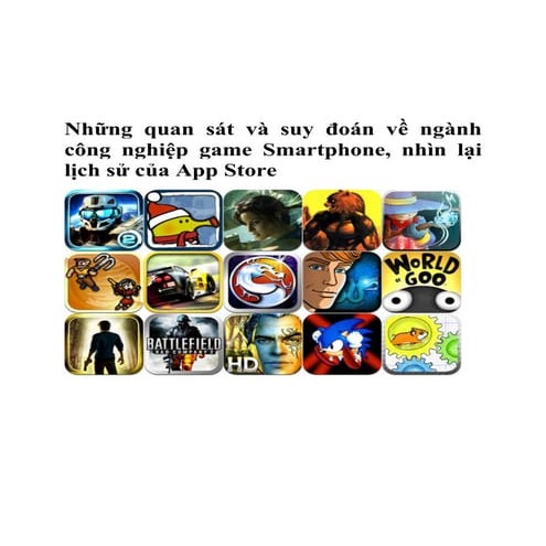 Những quan sát và suy đoán về ngành công nghiệp game Smartphone, nhìn lại lịch sử của App Store