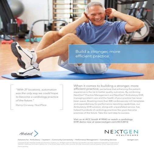 Ng Cardio Ad Writing Sample