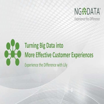 Turning Big Data into More Effective Customer Experiences