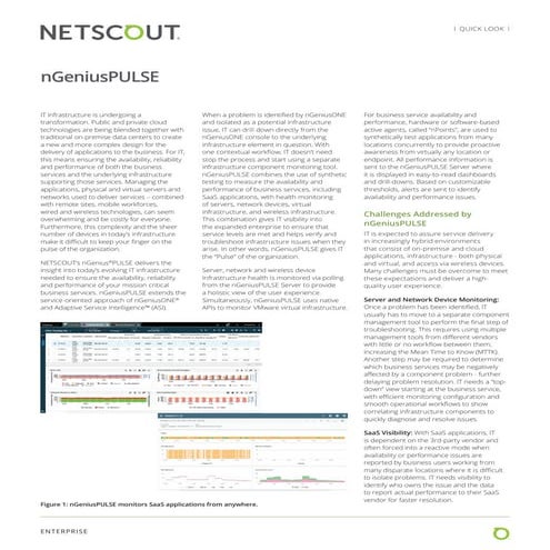 nGeniusPULSE Quick Look