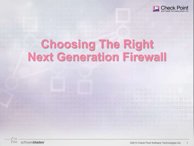 Check Point NGFW