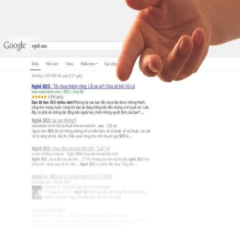 Nghề SEO - Tôi chưa thành công, lỗi tại ai?