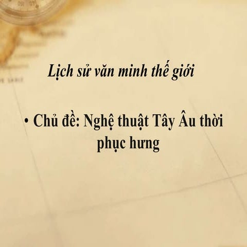Nghệ thuật thời phục hưng