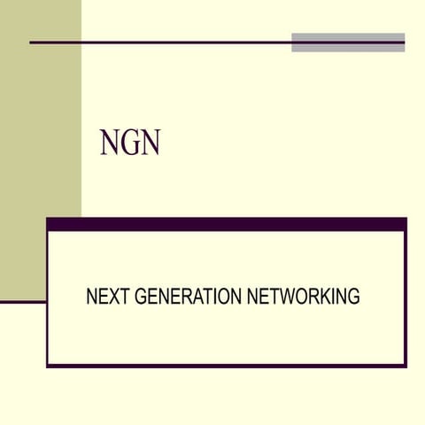NGN BASICS | PPT