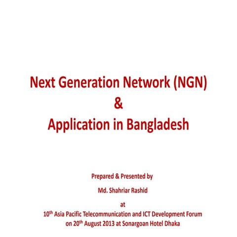 Ngn and application in bangladesh