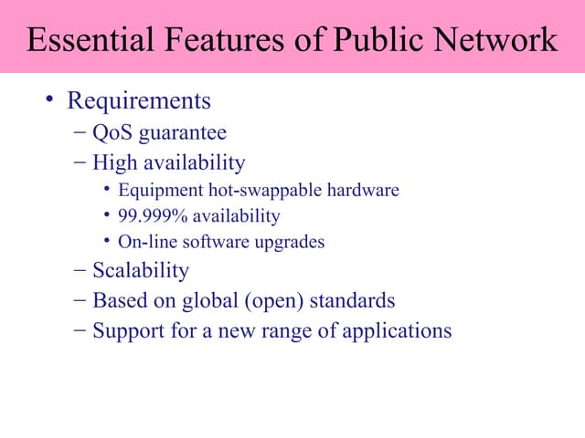 NGN Next Generation Networks