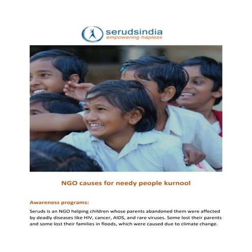NGO for needy people | PDF
