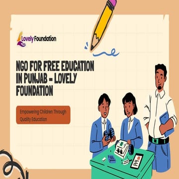 NGO for Free Education in Punjab Supporting Children | PDF