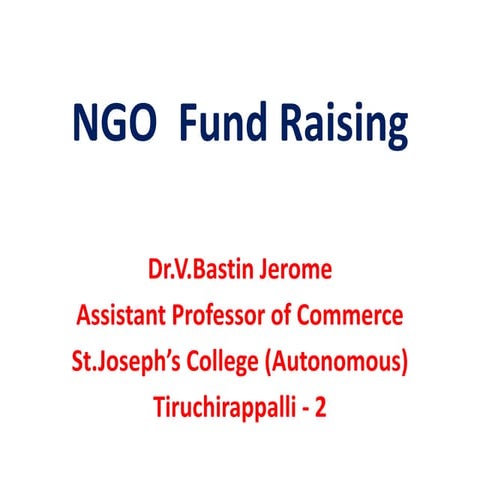 NGO Fund Raising.ppt