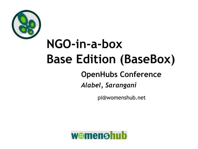 NGO-In-a-Box - Pi Villanueva